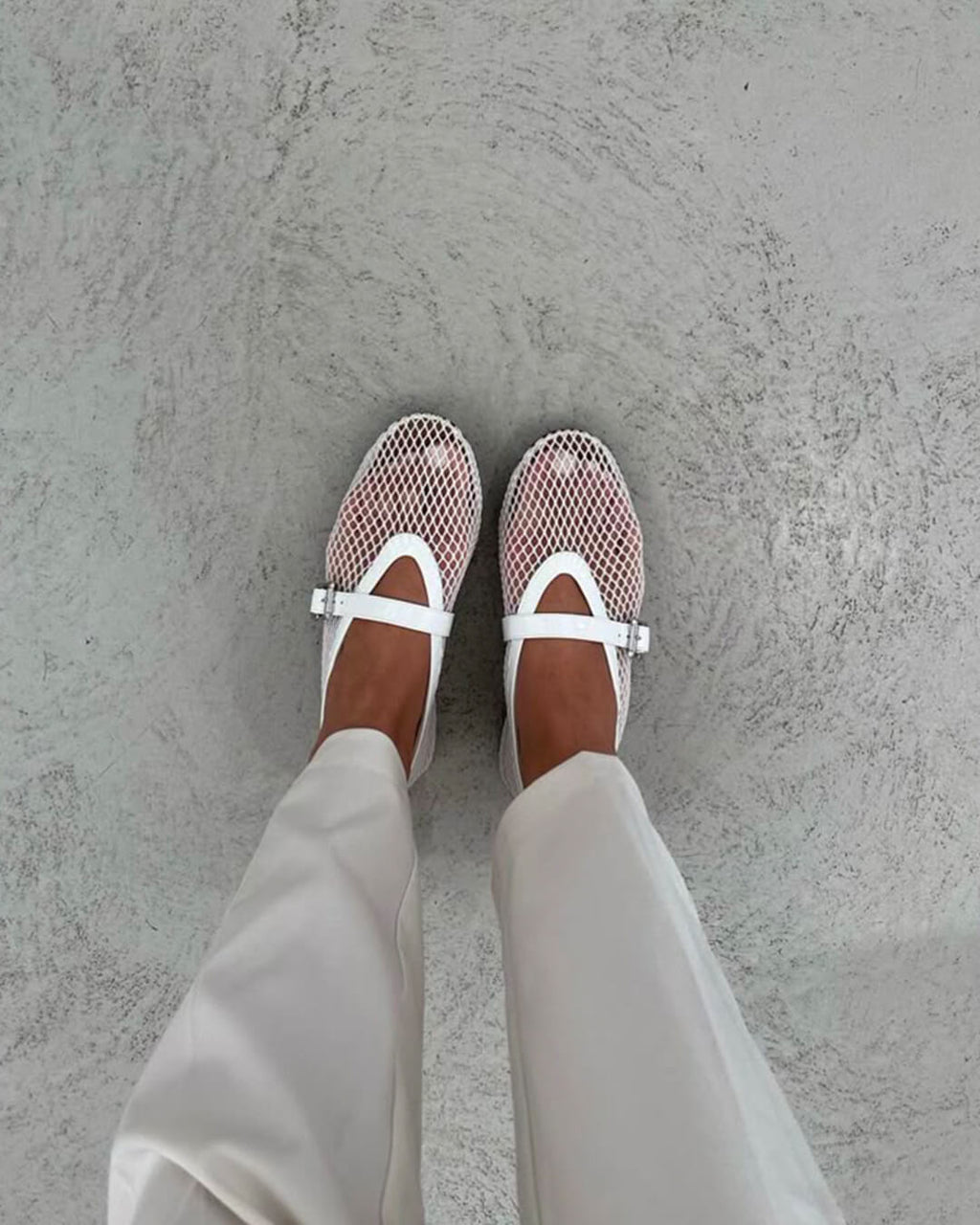 Women’s Mesh Mary Jane Flats