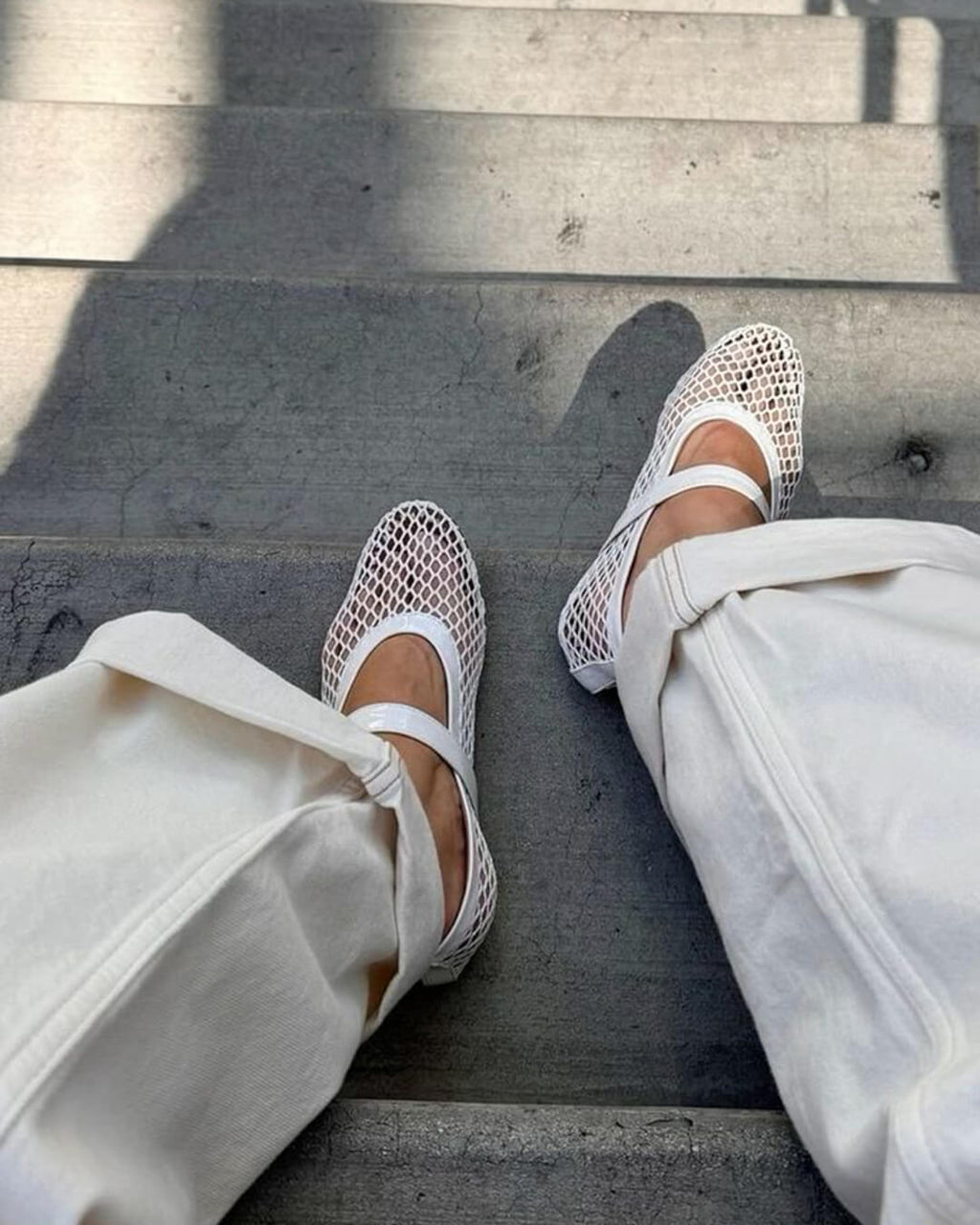 Women’s Mesh Mary Jane Flats