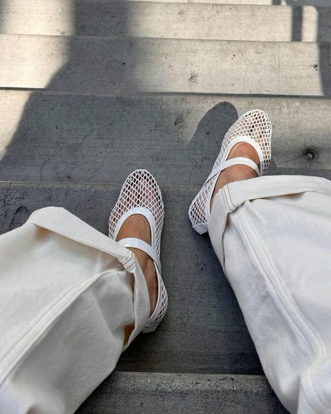 Women’s Mesh Mary Jane Flats