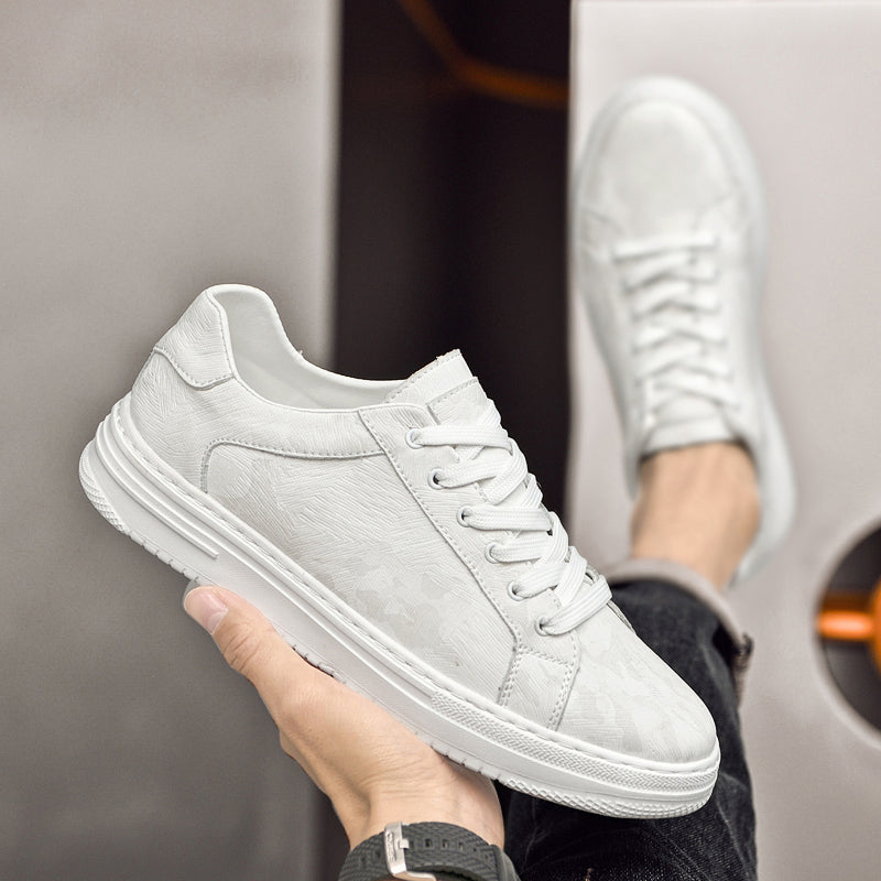 Men’s Thick Sole Lace-Up Sneakers