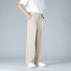 Men’s Pleated Wide Leg Dress Pants