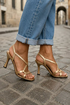 Women’s Square-Toe Strappy Slingback Sandals