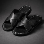 Men’s Cross-Strap Casual Slide Sandals