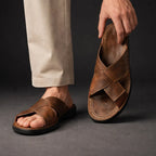 Men’s Cross-Strap Casual Slide Sandals