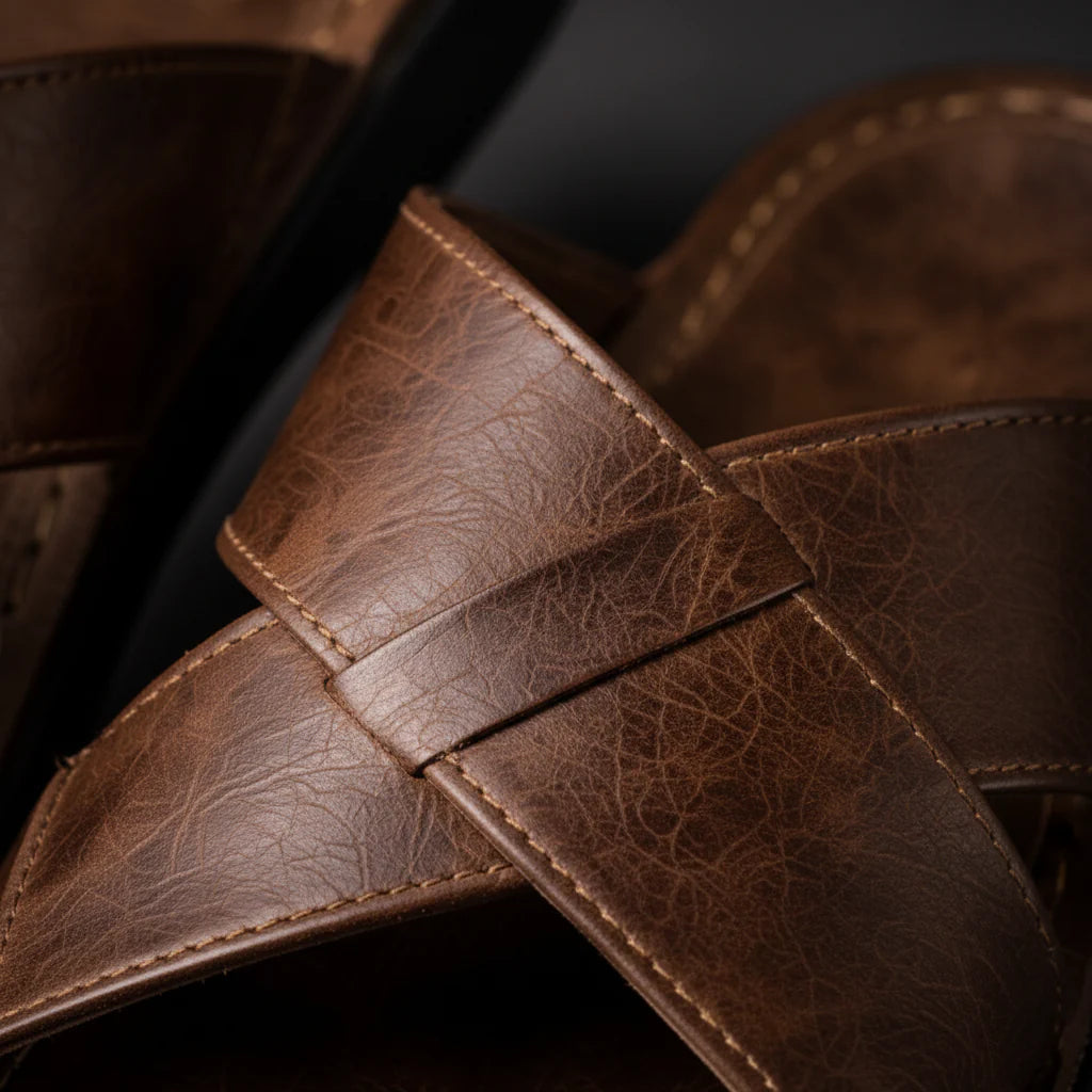 Men’s Cross-Strap Casual Slide Sandals