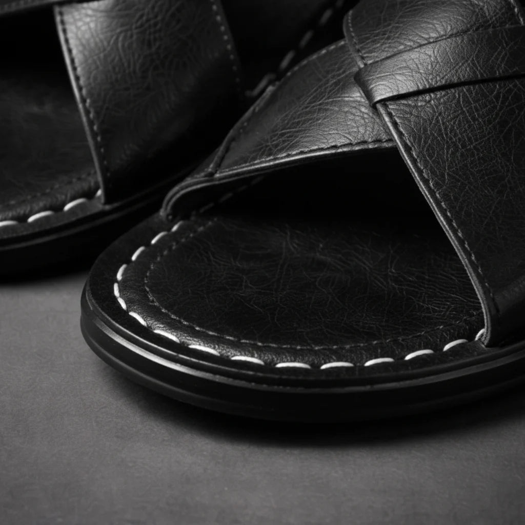 Men’s Cross-Strap Casual Slide Sandals