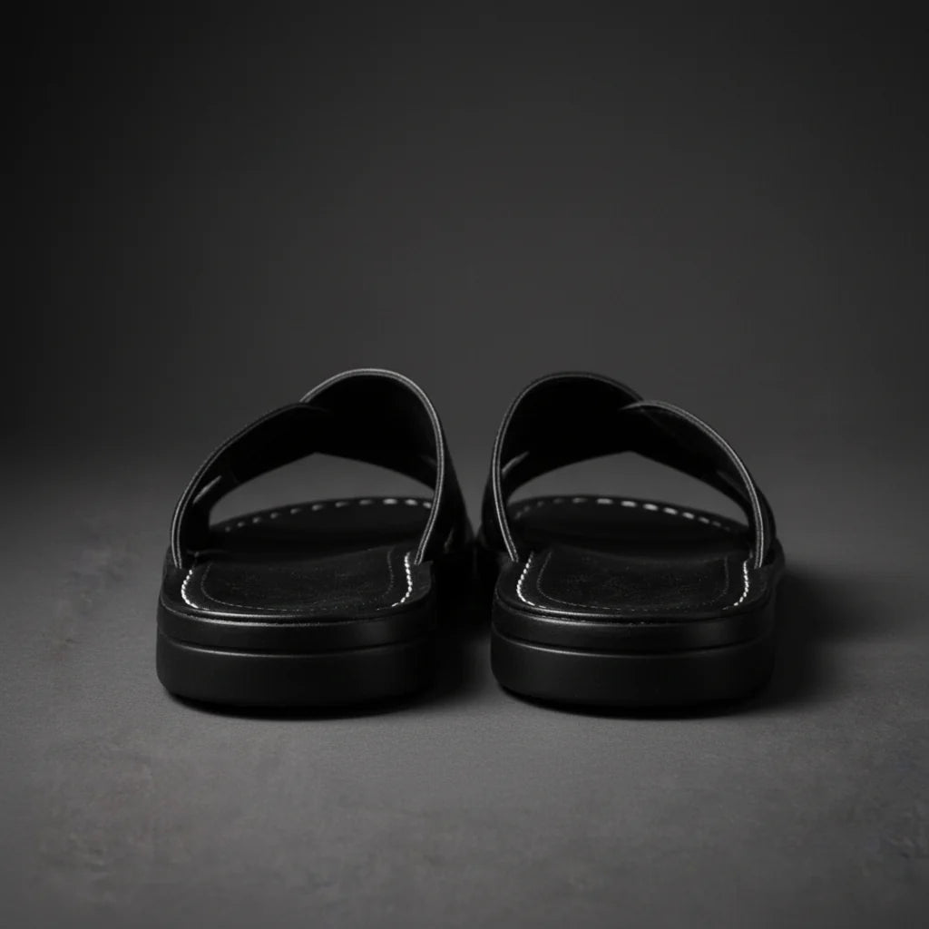 Men’s Cross-Strap Casual Slide Sandals