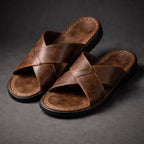Men’s Cross-Strap Casual Slide Sandals