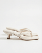 Women’s Square-Toe Kitten Heel Sandals
