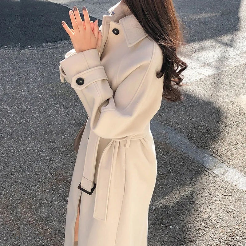 Women’s Longline Collared Coat