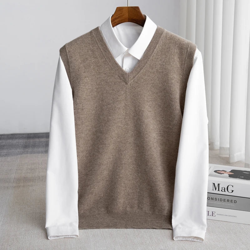 Men’s V-Neck Sweater Vest