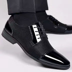 Men's Patterned Oxford Dress Shoes