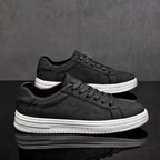 Men’s Thick Sole Lace-Up Sneakers
