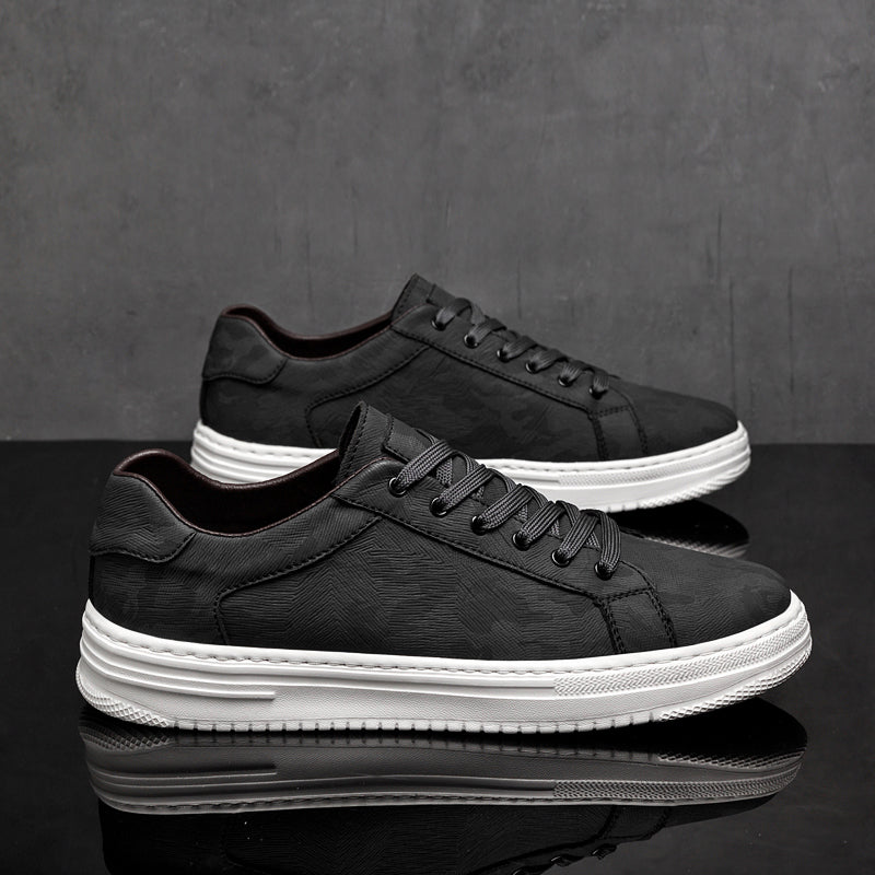 Men’s Thick Sole Lace-Up Sneakers
