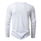 Men’s Long Sleeve Henley Shirt