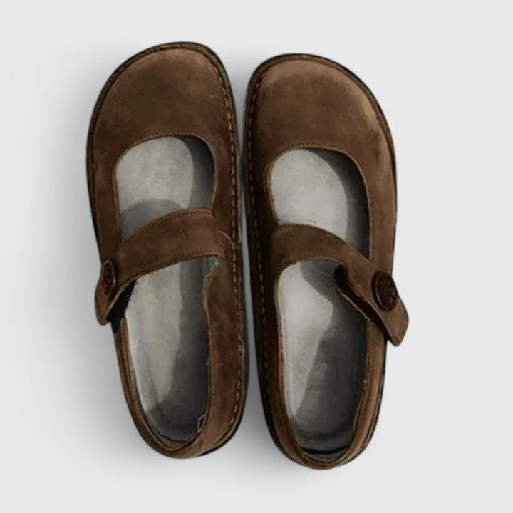 Women's Comfort Strap Flats