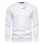 Men's Long Sleeve Henley Shirt