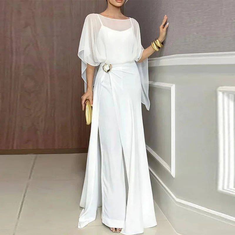 Women’s 3-Piece Wide-Leg Pant Set