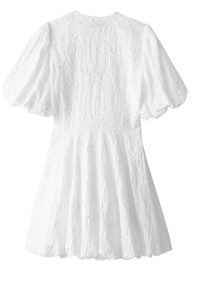 Women's Puff Sleeve Mini Dress