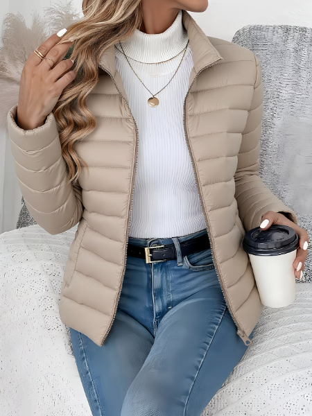 Women’s Short Quilted Puffer Jacket