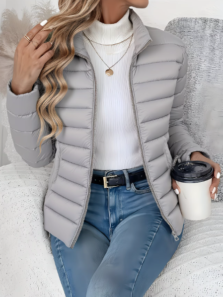 Women’s Short Quilted Puffer Jacket