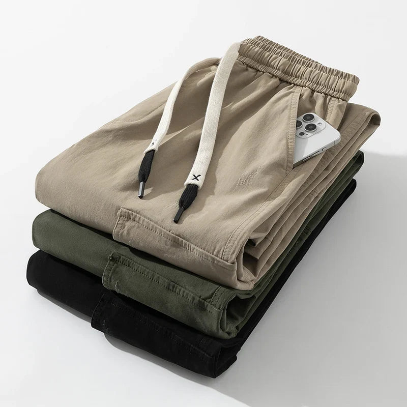 Men's Wide-Leg Cargo Pants