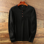Men's Long Sleeve Henley Shirt