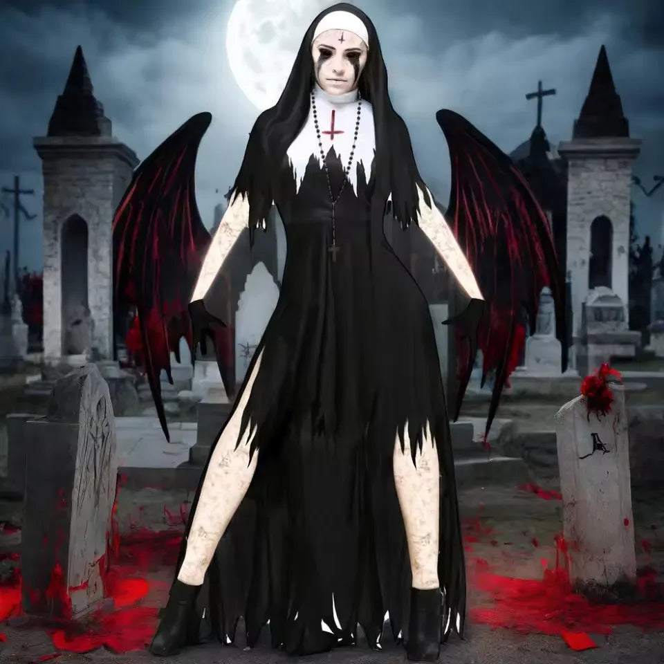 Women’s Halloween Gothic Nun Costume
