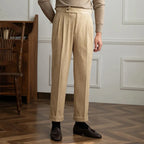 Men's Pleated Cuffed Dress Pants
