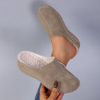 Women's Slip-On Clogs with Plush-Look Lining