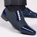 Men's Patterned Oxford Dress Shoes