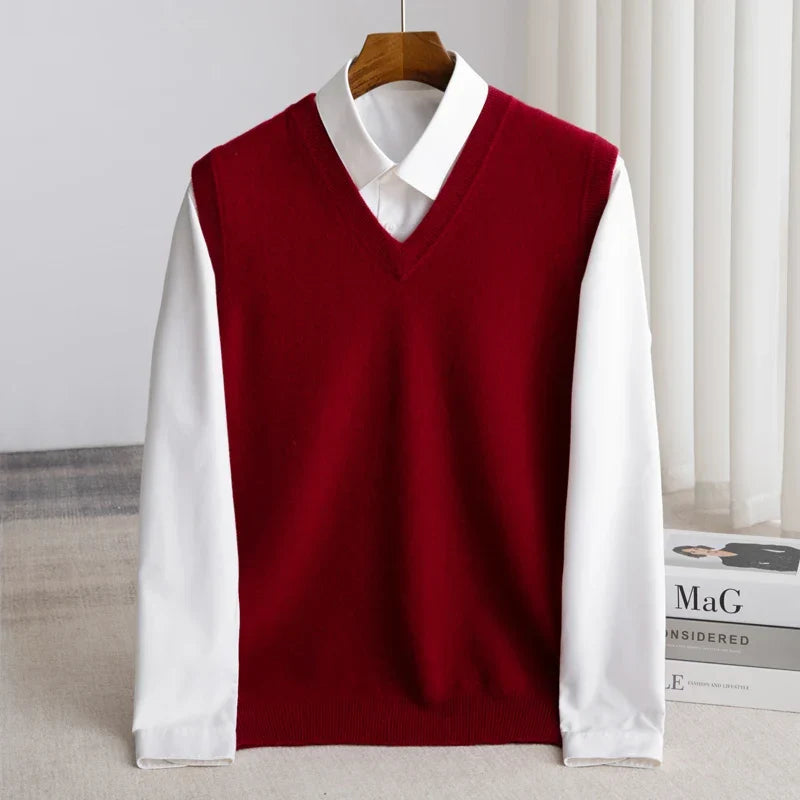 Men’s V-Neck Sweater Vest