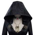 Women’s Halloween Hooded Gothic Witch Costume