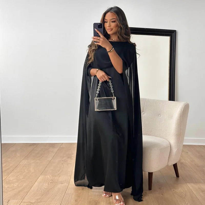 Women’s Cape Maxi Dress