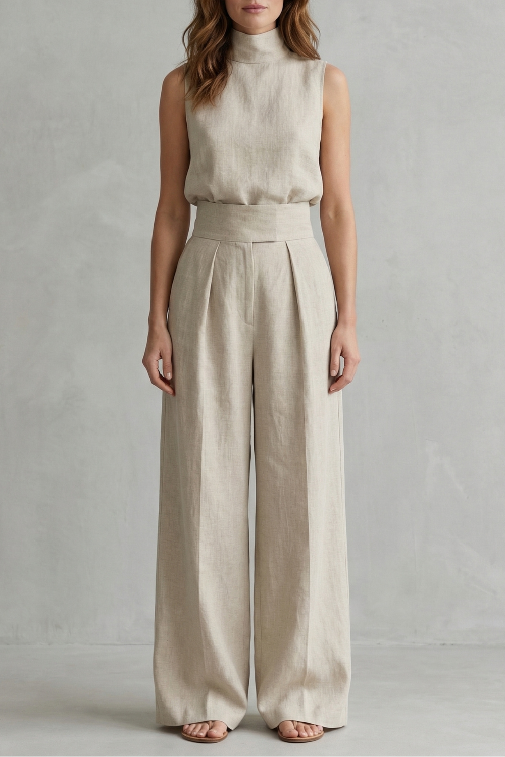 Women's 2 Piece Wide Leg Pant Set