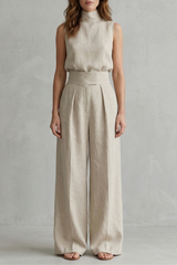 Women's 2 Piece Wide Leg Pant Set