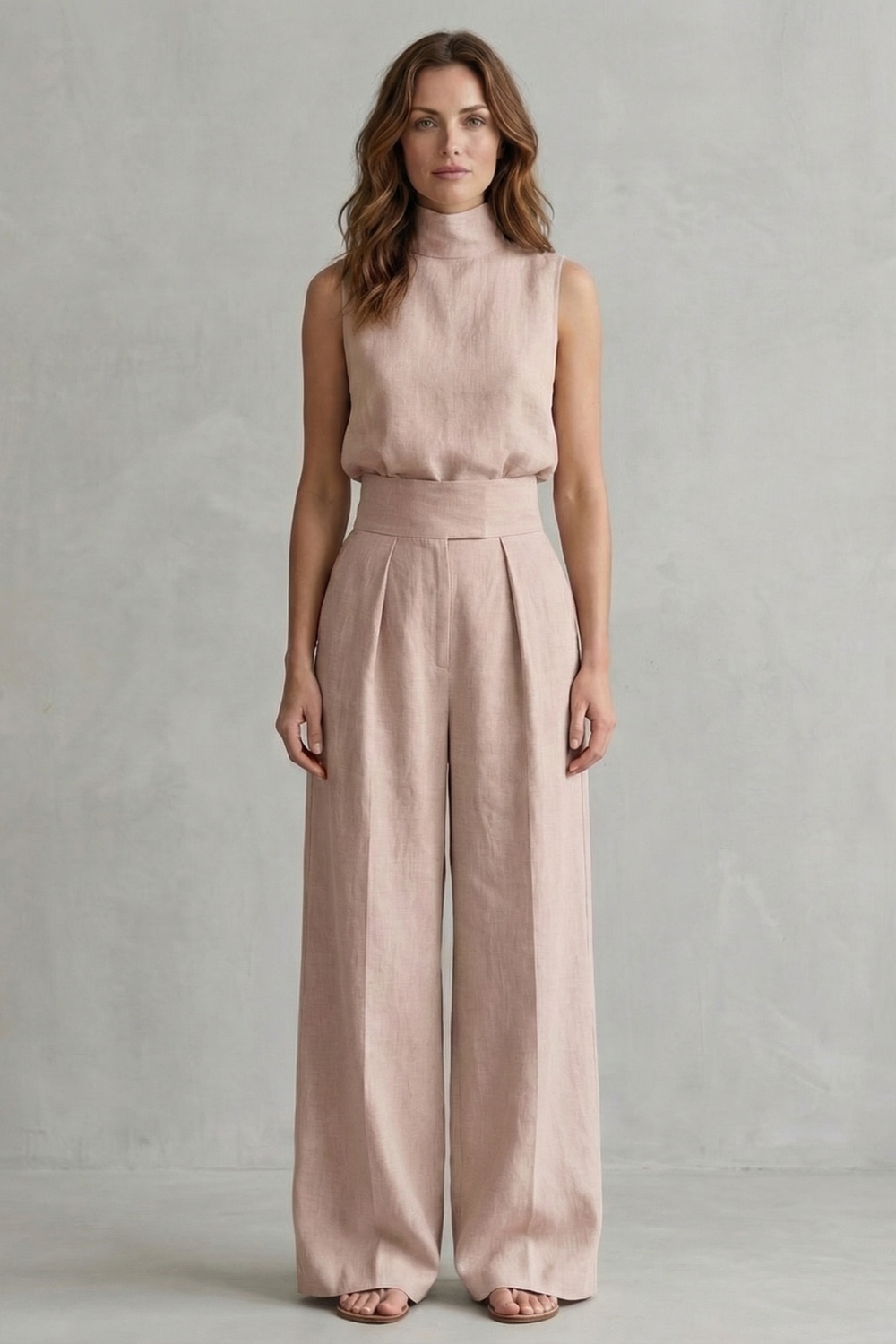 Women's 2 Piece Wide Leg Pant Set