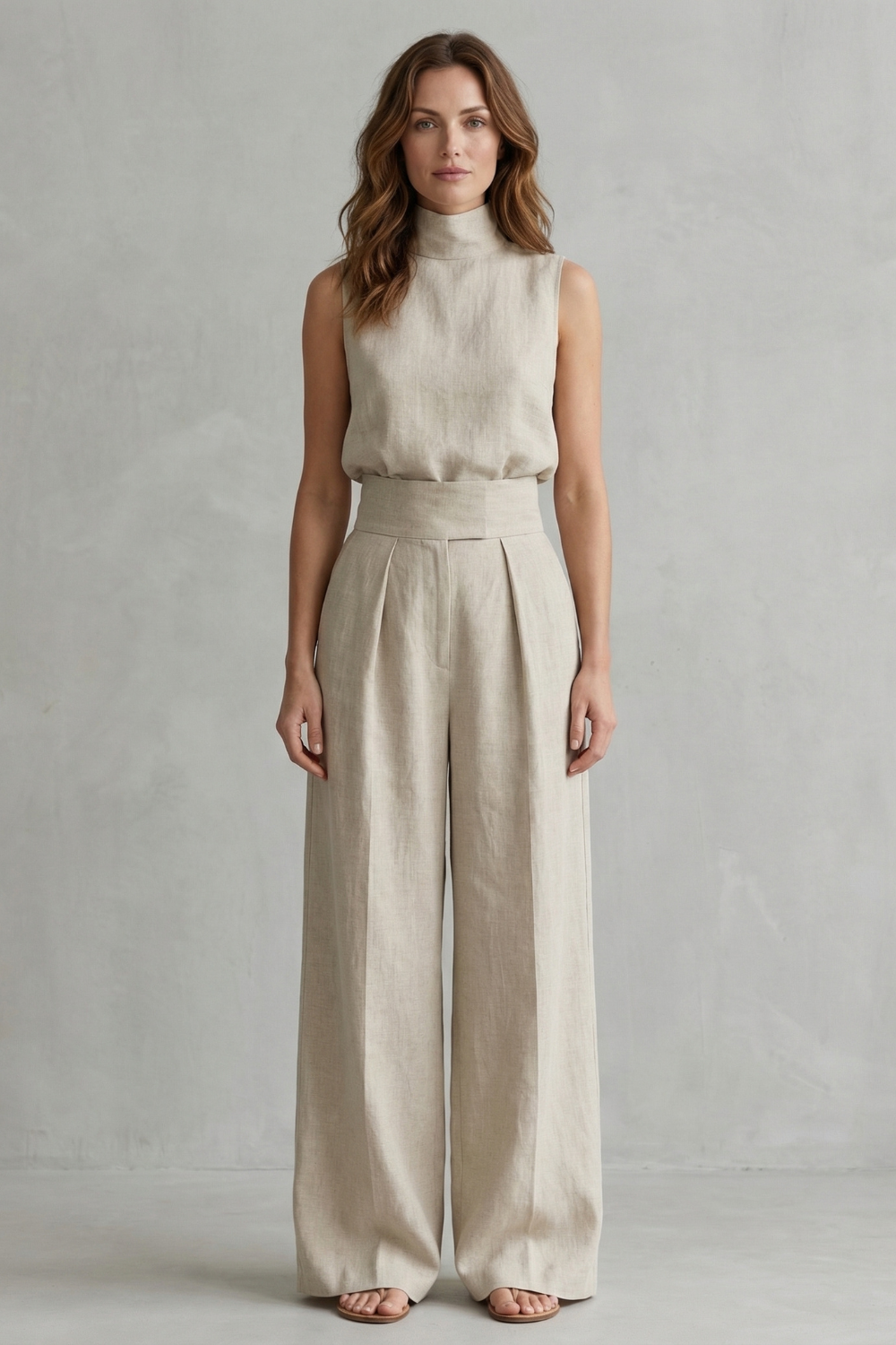 Women's 2 Piece Wide Leg Pant Set