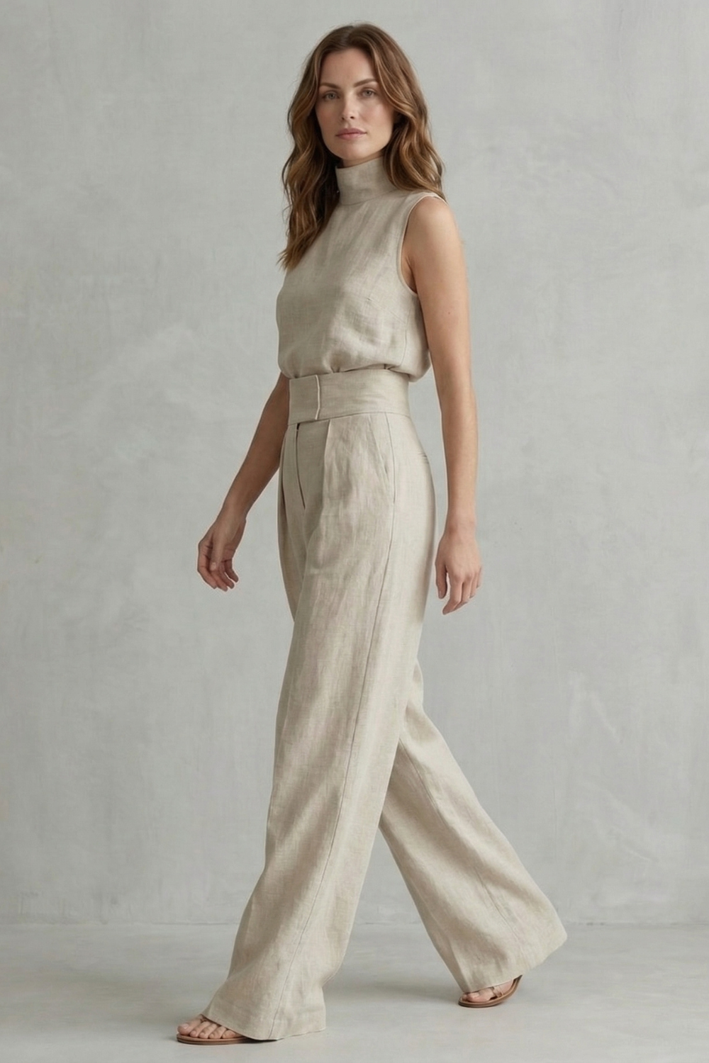 Women's 2 Piece Wide Leg Pant Set