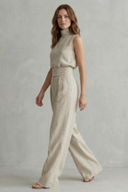 Women's 2 Piece Wide Leg Pant Set