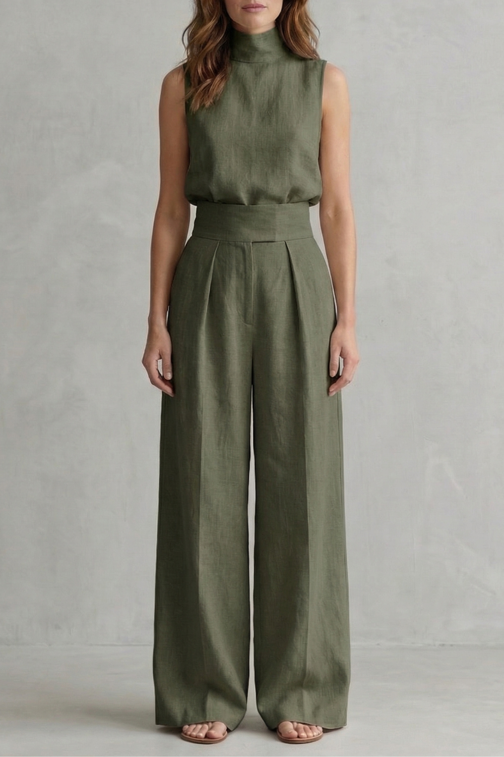 Women's 2 Piece Wide Leg Pant Set