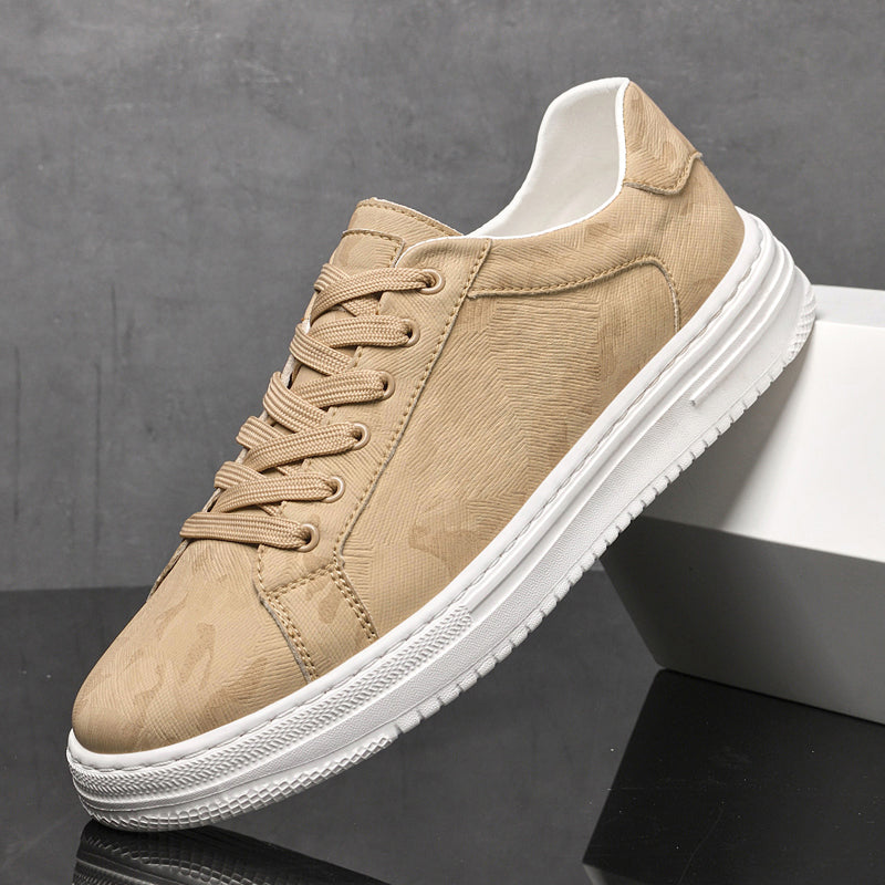 Men’s Thick Sole Lace-Up Sneakers