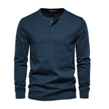 Men's Long Sleeve Henley Shirt