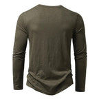 Men’s Long Sleeve Henley Shirt