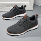 Men’s Mesh-Textured Lace-Up Sneakers