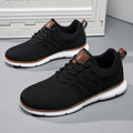 Men’s Mesh-Textured Lace-Up Sneakers