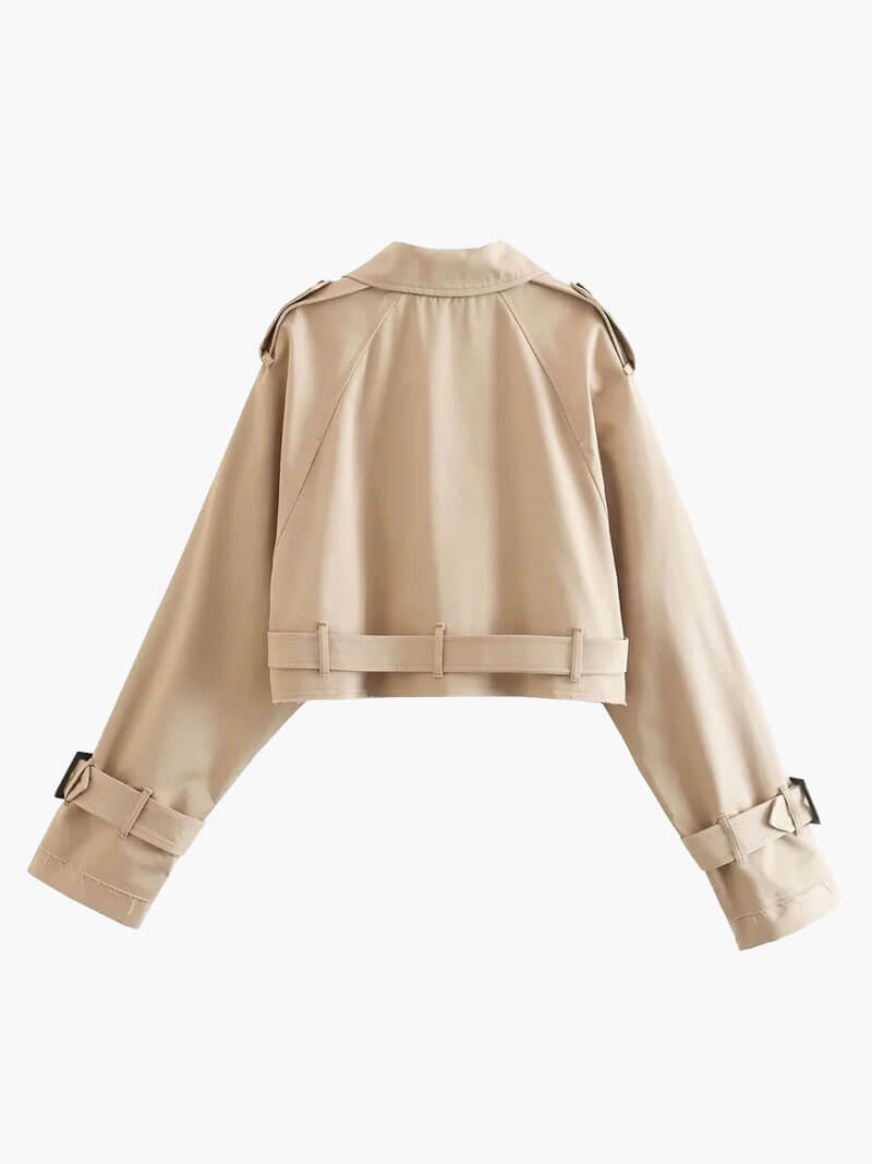 Women’s Cropped Trench Jacket