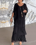 Women’s Layered Artistic Maxi Dress