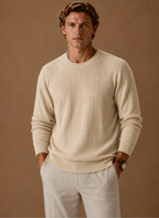Men’s Crew Neck Knit Sweater