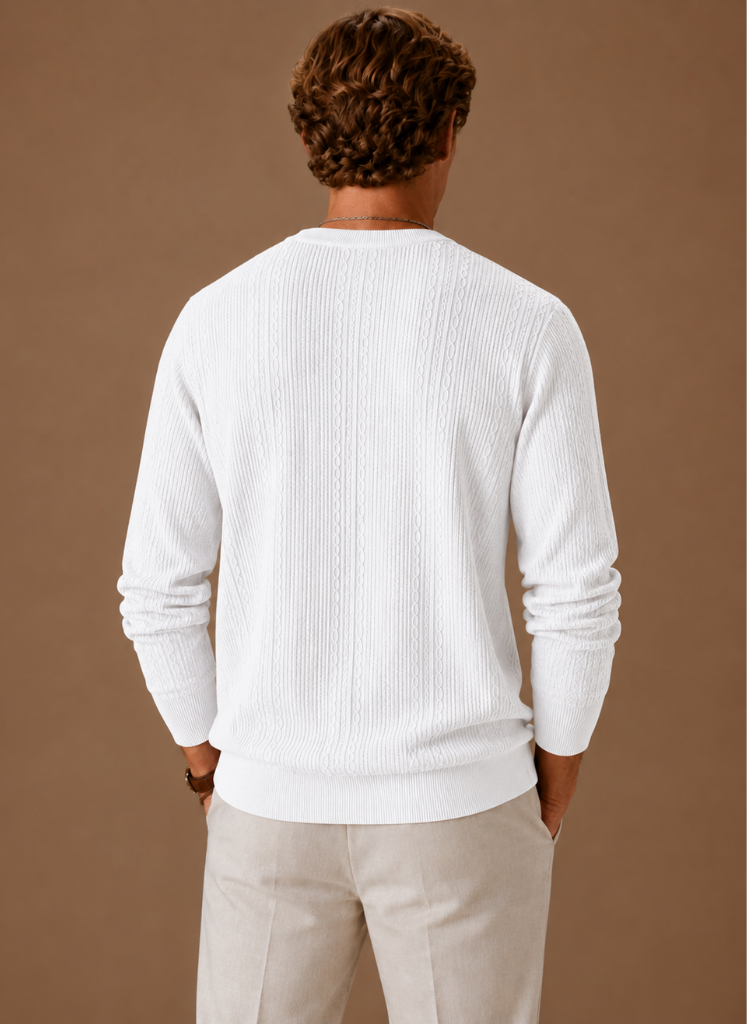 Men’s Crew Neck Knit Sweater